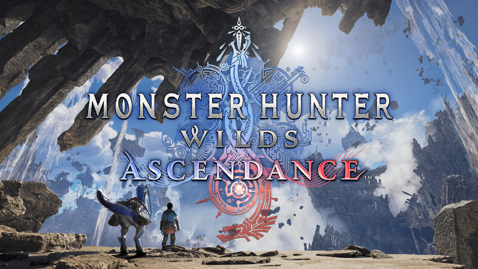 En jägare möter ett stort monster i Monster Hunter Wilds.