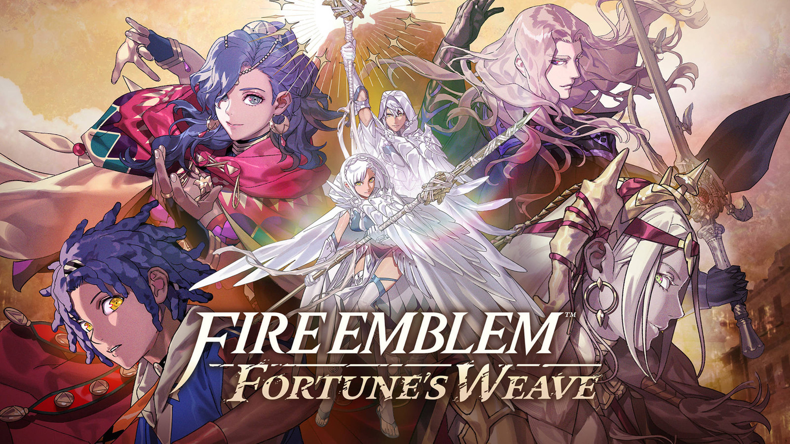 Omslaget till Fire Emblem: Fortune's Weave på Nintendo Switch 2.