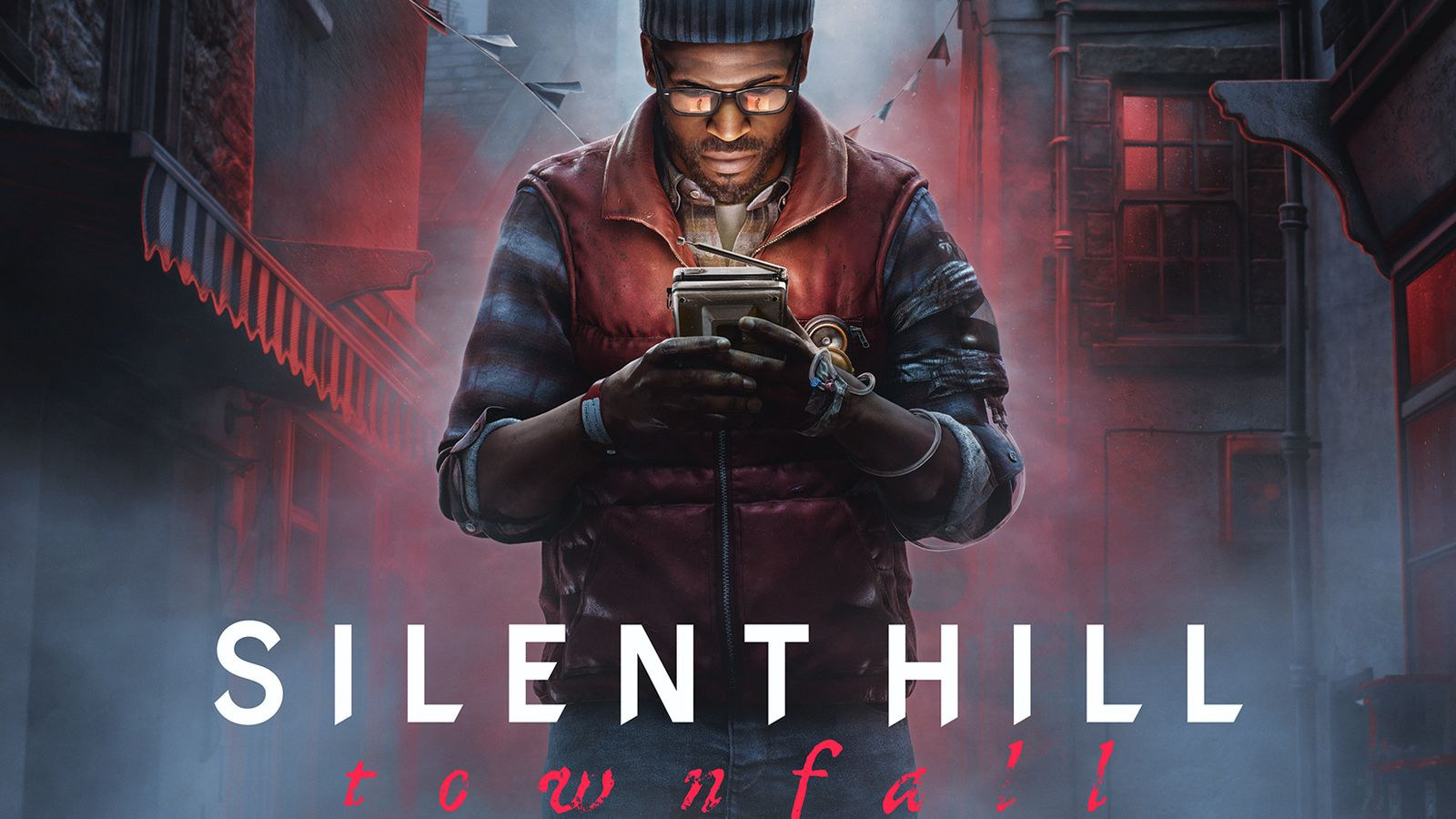 Silent Hill: Townfall med Simon i spelets mörka miljö.