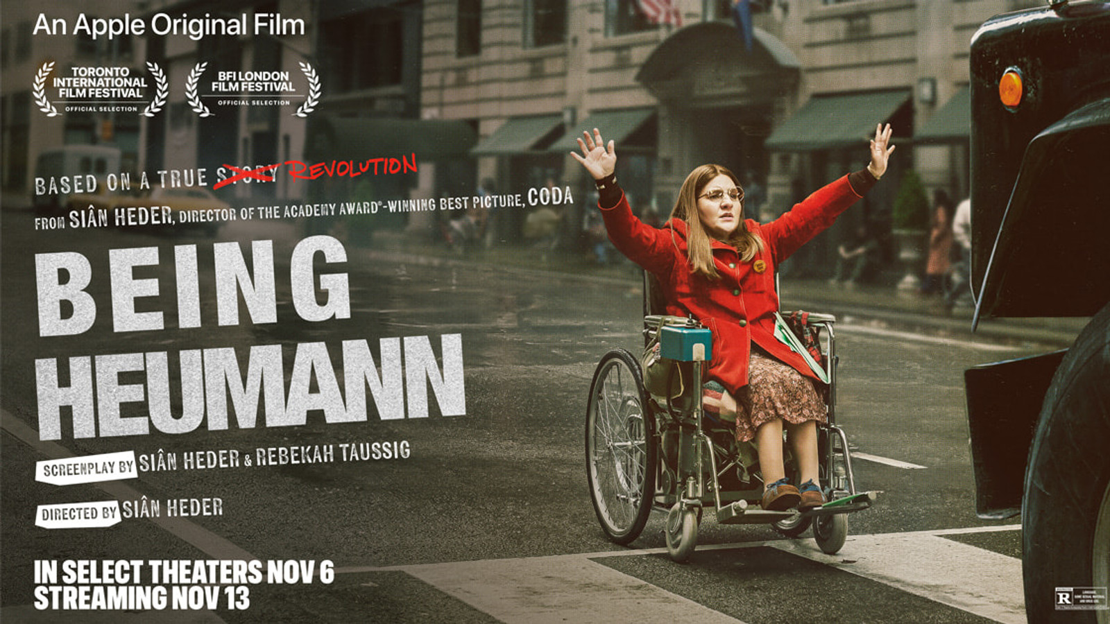 Ruth Madeley som Judy Heumann i Being Heumann