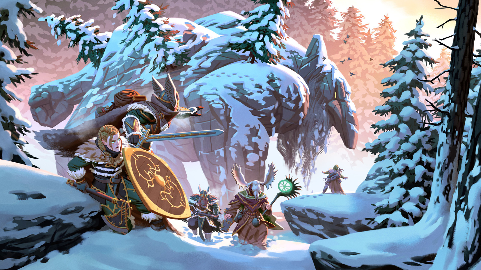 Valheim i en officiell bild från Deep North