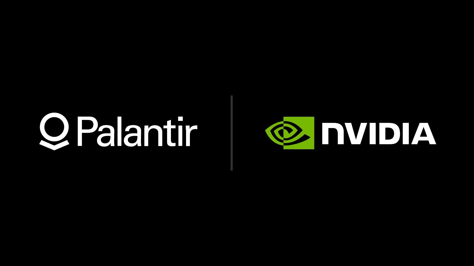 Palantir och Nvidia i en officiell bild från samarbetet
