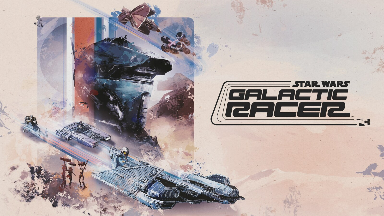 Star Wars Galactic Racer visas i en officiell spelbild