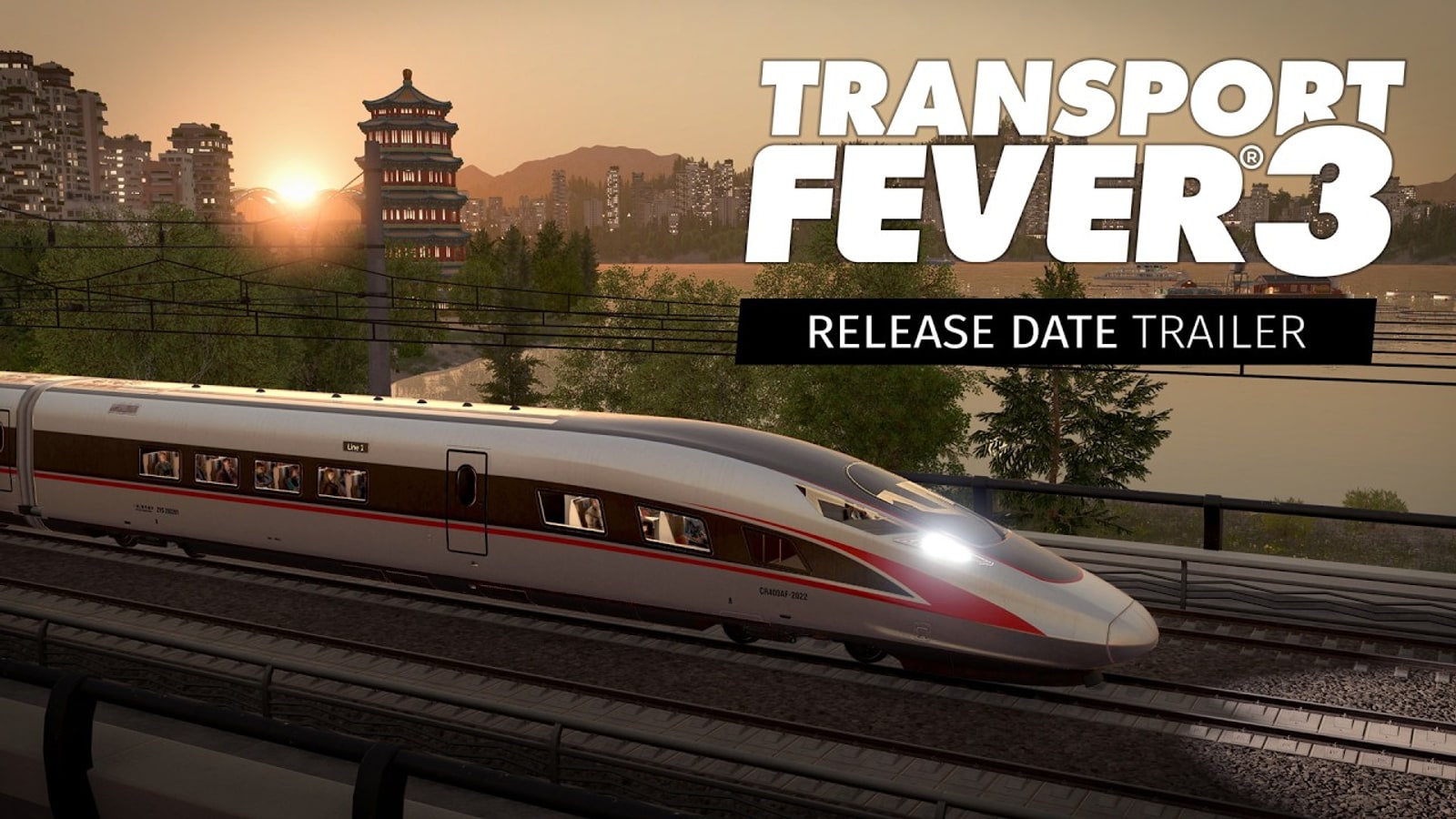Transport Fever 3 visas i en officiell bild från spelet