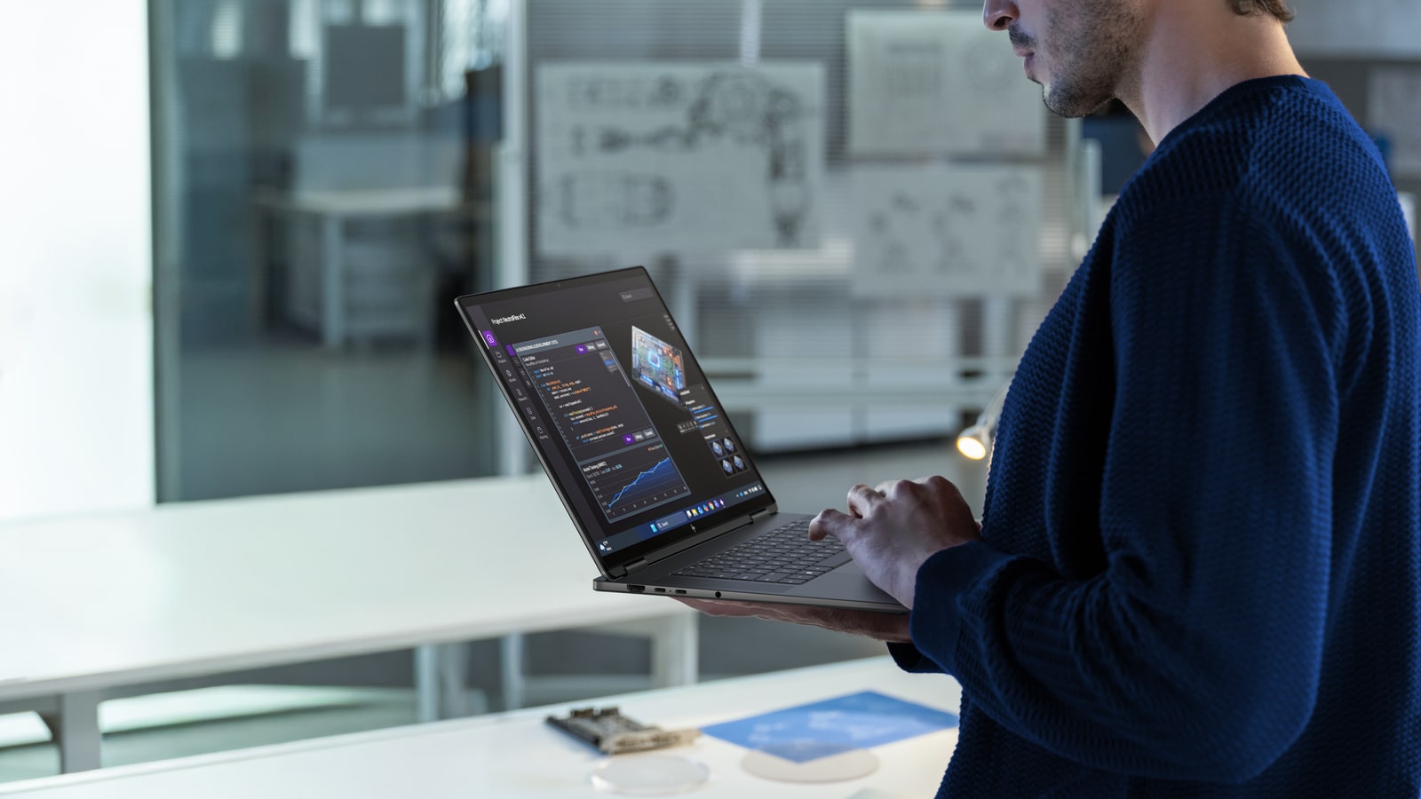 HP OmniBook Ultra 16 i en officiell produktbild