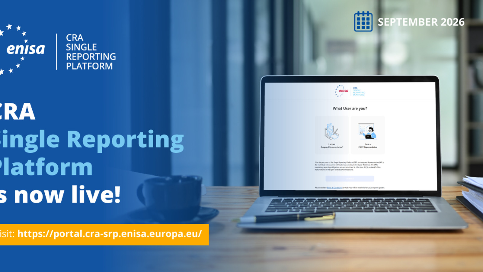 ENISA:s grafik för Single Reporting Platform som används för EU:s nya cybersäkerhetsrapportering.